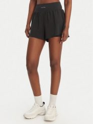 Calvin Klein Performance Szorty sportowe LVGWS6S802 Czarny Regular Fit. Czarne szorty sportowe Calvin Klein Performance, bez wzorów, z syntetyku, na fitness i siłownię. Za 229.99 zł.