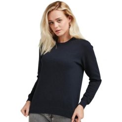 Damska Bluza Z Okrągłym Wycięciem Pod Szyją. Białe bluzy SG, l, bez wzorów, z bawełny, bez ramiączek, z kapturem. Za 84.99 zł.
