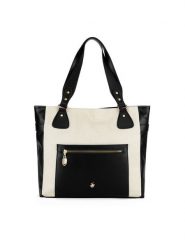 Beverly Hills Polo Club Torebka BHPC-C-002-07 Czarny. Czarne shopper bag Beverly Hills Polo Club, bez wzorów, z tworzywa sztucznego, bez dodatków. Za 229.99 zł.