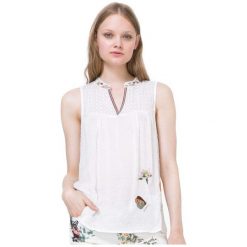 Desigual Top Damski Susi Xl Biały. Topy marki Desigual. W wyprzedaży za 157.00 zł.