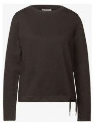 Street One Sweter w kolorze ciemnobrązowym rozmiar: 44. Brązowe swetry Street One, bez wzorów, street, bez ramiączek. Za 145.26 zł.