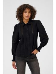 Kaffe Koszula w kolorze czarnym rozmiar: 38. Czarne koszule Kaffe, z aplikacjami, z bawełny, bez kołnierzyka, bez ramiączek. Za 173.99 zł.