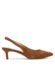 LAUREN RALPH LAUREN Szpilki Lolah II 802959263008 Brązowy. Brązowe szpilki Lauren Ralph Lauren, bez wzorów, ze skóry, bez obcasa, na szpilce, bez zapięcia. Za 689.99 zł.