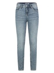 Sublevel Dżinsy - Skinny fit - w kolorze błękitnym rozmiar: M. Niebieskie jeansy Sublevel, m, z aplikacjami, ze skóry, klasyczne, z podwyższonym stanem. Za 176.08 zł.