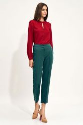 Klasyczne Zielone Chino. Zielone chinosy Nife, xxl, bez wzorów, z elastanu, klasyczne. Za 207.90 zł.