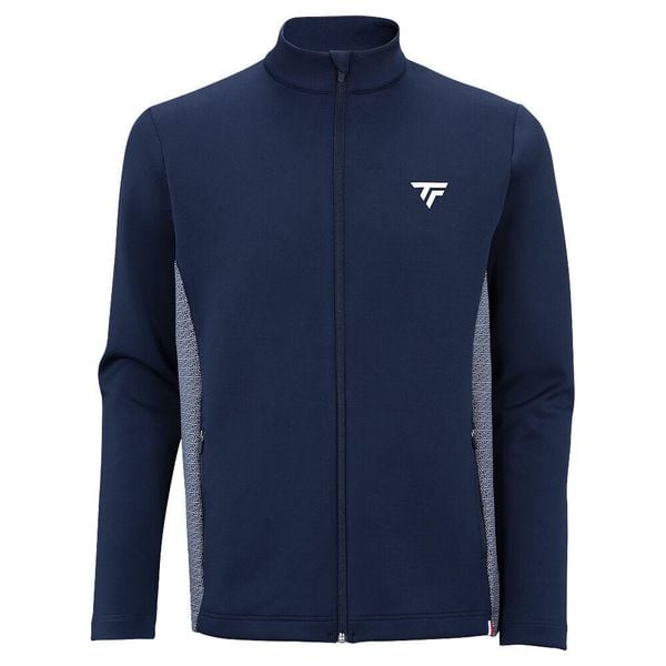 Kurtka z dresu Tecnifibre Tour 2024. Niebieskie kurtki TECNIFIBRE, na wiosnę, l, bez wzorów, z dresówki, eleganckie, bez kaptura. Za 599.00 zł.