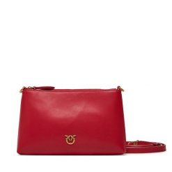 Torebka PINKO. Czerwone listonoszki Pinko, bez wzorów, bez dodatków. Za 629.99 zł.