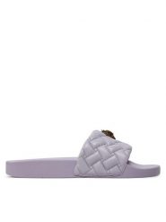 Kurt Geiger Klapki Meena 2019395979 Fioletowy. Fioletowe klapki Kurt Geiger, bez wzorów, ze skóry, bez obcasa, bez zapięcia. Za 469.99 zł.