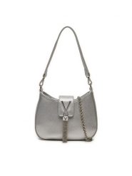 Valentino Torebka Divina VBS1R417G Srebrny. Szare torebki klasyczne Valentino, bez wzorów, ze skóry, bez dodatków. Za 279.99 zł.