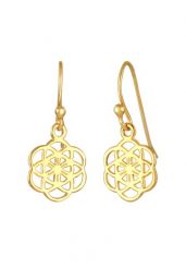 Nenalina Damski Wieszak Kwiat Życia Ornament z 925 sztuk srebra szterlingów Kolczyki 1 ct. Kolczyki Nenalina, srebrne. Za 293.99 zł.
