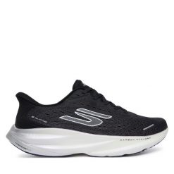 Buty do biegania Skechers. Czarne buty do biegania Skechers, bez wzorów, bez zapięcia, do biegania. Za 649.99 zł.