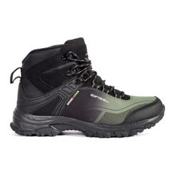 Vico Czarno-zielone buty trekkingowe. Zielone buty trekkingowe bez zapięcia. Za 227.37 zł.