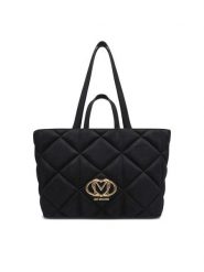 LOVE MOSCHINO Torebka JC4397PP0NKE0000 Czarny. Czarne torebki klasyczne Love Moschino, bez wzorów, z materiału, bez dodatków. Za 879.99 zł.
