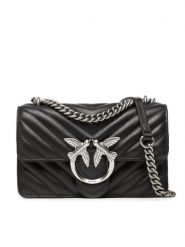 Pinko Torebka Love One Mini Dc PE 23 PLTT 100074 A0GK Czarny. Czarne listonoszki Pinko, bez wzorów, ze skóry, bez dodatków. Za 1,329.00 zł.