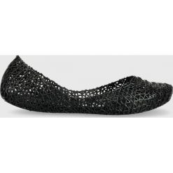 Melissa baleriny Campana Papel Ad kolor szary. Szare baleriny Melissa, bez wzorów, z kauczuku, z okrągłym noskiem, bez obcasa, bez zapięcia. W wyprzedaży za 259.99 zł.