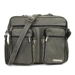 Torba na ramię szara Beltimore G69. Szare torby na laptopa bez wzorów, na ramię. Za 199.90 zł.