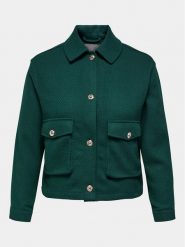 ONLY Carmakoma Kurtka przejściowa Emily 15307484 Zielony Regular Fit. Zielone kurtki Only Carmakoma, bez wzorów, z syntetyku, bez kaptura. Za 159.99 zł.