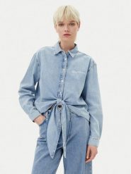 Karl Lagerfeld Jeans Koszula jeansowa A2W11021 Niebieski Regular Fit. Niebieskie koszule Karl Lagerfeld Jeans, m, bez wzorów, z bawełny, bez kołnierzyka, bez ramiączek. Za 499.99 zł.