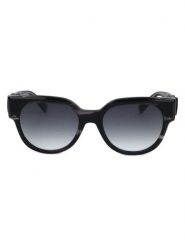 Longchamp Damskie okulary przeciwsłoneczne w kolorze czarno-granatowym rozmiar: 53. Czarne okulary przeciwsłoneczne Longchamp, bez wzorów, z tworzywa sztucznego, szklane. Za 269.95 zł.