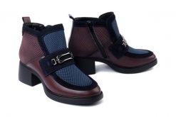 MACIEJKA A6747-23/00-8 bordo, botki damskie. Czerwone botki Maciejka, bez wzorów, z polaru, bez obcasa, na obcasie, bez zapięcia. Za 280.37 zł.