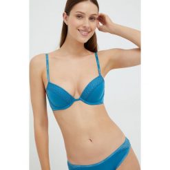 Calvin Klein Underwear biustonosz kolor turkusowy. Niebieskie biustonosze Calvin Klein Underwear, bez wzorów. W wyprzedaży za 144.99 zł.