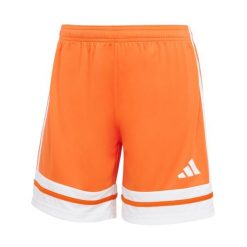 Spodenki Adidas Sport Squa25 Sho W Damskie. Brązowe szorty sportowe adidas, bez wzorów, do piłki nożnej. Za 73.99 zł.