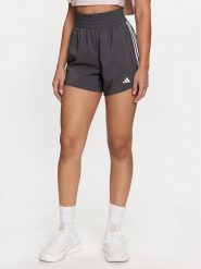 Adidas Szorty sportowe Pacer Training 3-Stripes IS2173 Szary Regular Fit. Szare szorty sportowe adidas, bez wzorów, z syntetyku, na fitness i siłownię. Za 139.99 zł.