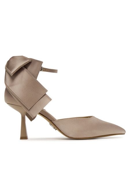 Steve Madden Szpilki Fiorela 11005137 Beżowy. Brązowe szpilki Steve Madden, bez wzorów, z materiału, bez obcasa, na szpilce, bez zapięcia. Za 559.99 zł.