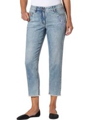 WITT WEIDEN Dżinsy - Slim fit - w kolorze błękitnym rozmiar: 40. Niebieskie jeansy WITT WEIDEN, bez wzorów, z koronki, klasyczne. Za 82.99 zł.