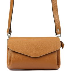Torebka damska skórzana KEMER 112356 Camel. Brązowe torebki klasyczne KEMER, bez wzorów, bez dodatków. Za 259.77 zł.