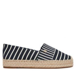 Espadryle Tommy Hilfiger. Niebieskie espadryle Tommy Hilfiger, bez wzorów, bez obcasa. Za 359.99 zł.