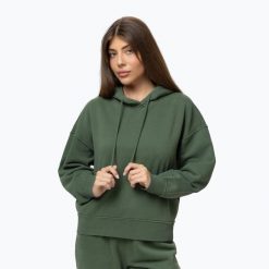 Bluza damska Pitbull Lovia Hooded. Zielone bluzy PITBULL, l, bez wzorów, z bawełny, bez kaptura, na fitness i siłownię. Za 189.99 zł.