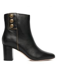 LAUREN RALPH LAUREN Botki Kenndi Bt Hl 802980065001 Czarny. Czarne botki Lauren Ralph Lauren, bez wzorów, ze skóry, bez obcasa, na słupku, bez zapięcia. Za 1,019.00 zł.