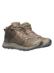 Keen Skórzane buty turystyczne "Terradora II" w kolorze khaki rozmiar: 37,5. Brązowe buty trekkingowe Keen, bez wzorów, bez zapięcia, outdoorowe. Za 152.26 zł.