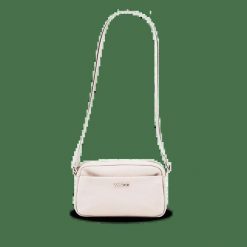 Torebka sportowa WINGS ROSELLA mała damska saszetka na ramię BEIGE. Brązowe nerki i saszetki Wings, bez wzorów, z materiału, eleganckie, małe, bez dodatków. Za 109.90 zł.