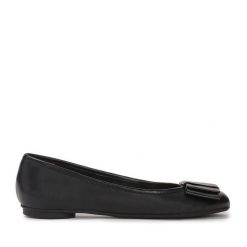 Baleriny Kazar. Czarne baleriny Kazar, bez wzorów, bez obcasa, bez zapięcia. Za 429.00 zł.