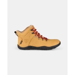 Uniseksowe wysokie buty outdoorowe barefoot Kilpi BARE HIGH WP-U. Brązowe buty trekkingowe Kilpi, bez zapięcia. Za 628.61 zł.