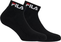 Skarpety Fila 2-pak Najwyższej Jakości Czarne 39-42. Czarne skarpetki 661, bez wzorów, z bawełny. Za 118.99 zł.