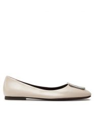 Tory Burch Baleriny 154077 Beżowy. Brązowe baleriny Tory Burch, bez wzorów, ze skóry, bez obcasa, bez zapięcia. Za 1,449.00 zł.