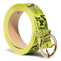 Pasek Damski Acccessories. Żółte paski ACCCESSORIES, bez wzorów. Za 19.99 zł.