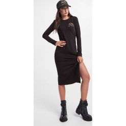 Sukienka ARMANI EXCHANGE. Sukienki Armani Exchange, s, bez wzorów, bez kołnierzyka, bez ramiączek. W wyprzedaży za 440.37 zł.