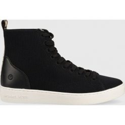 MICHAEL Michael Kors sneakersy Edie kolor czarny. Czarne buty sportowe lifestyle MICHAEL Michael Kors, bez wzorów, z gumy, sportowe, z okrągłym noskiem, bez zapięcia. W wyprzedaży za 469.99 zł.
