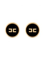 Elisabetta Franchi Kolczyki OR-51A-61E2-V160 Czarny. Czarne kolczyki Elisabetta Franchi, metalowe. Za 679.99 zł.