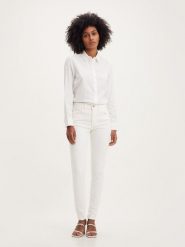 Levi´s Dżinsy "720" - Super Skinny fit - w kolorze kremowym rozmiar: W29/L32. Brązowe jeansy l, z aplikacjami, klasyczne. Za 144.92 zł.