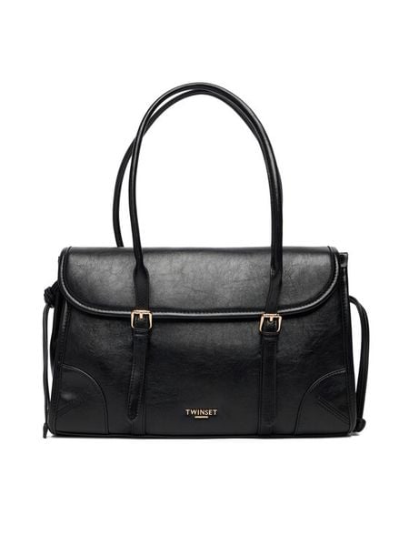 TWINSET Torebka 252TD8040 Czarny. Czarne torebki klasyczne Twinset, bez wzorów, ze skóry, bez dodatków. Za 549.99 zł.