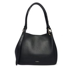 Torebka Furla. Czarne torebki klasyczne Furla, bez wzorów, klasyczne, bez dodatków. Za 1,709.00 zł.