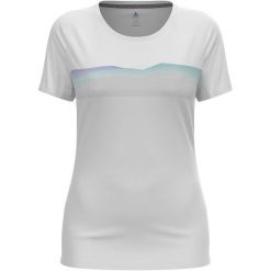 Koszulka z krótkim rękawem damska ODLO F-Dry Ridgeline T-Shirt Crew Neck s/s. Białe t-shirty ODLO, l, bez wzorów, sportowe, bez kołnierzyka, bez ramiączek. Za 259.99 zł.
