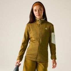 Damska bluza polarowa Torrek II z zamkiem błyskawicznym. Brązowe bluzy z polaru Dare 2b, bez wzorów, z dzianiny. W wyprzedaży za 229.99 zł.