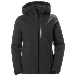 Damska kurtka narciarska Helly Hansen Snowplay. Czarne kurtki narciarskie Helly Hansen, l, bez wzorów, z poliesteru, bez kaptura, narciarskie. Za 1,012.00 zł.