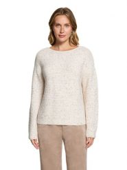 BETTY & CO Sweter w kolorze kremowym rozmiar: 46. Brązowe swetry Betty & Co, bez wzorów, z wełny, bez ramiączek. Za 154.95 zł.